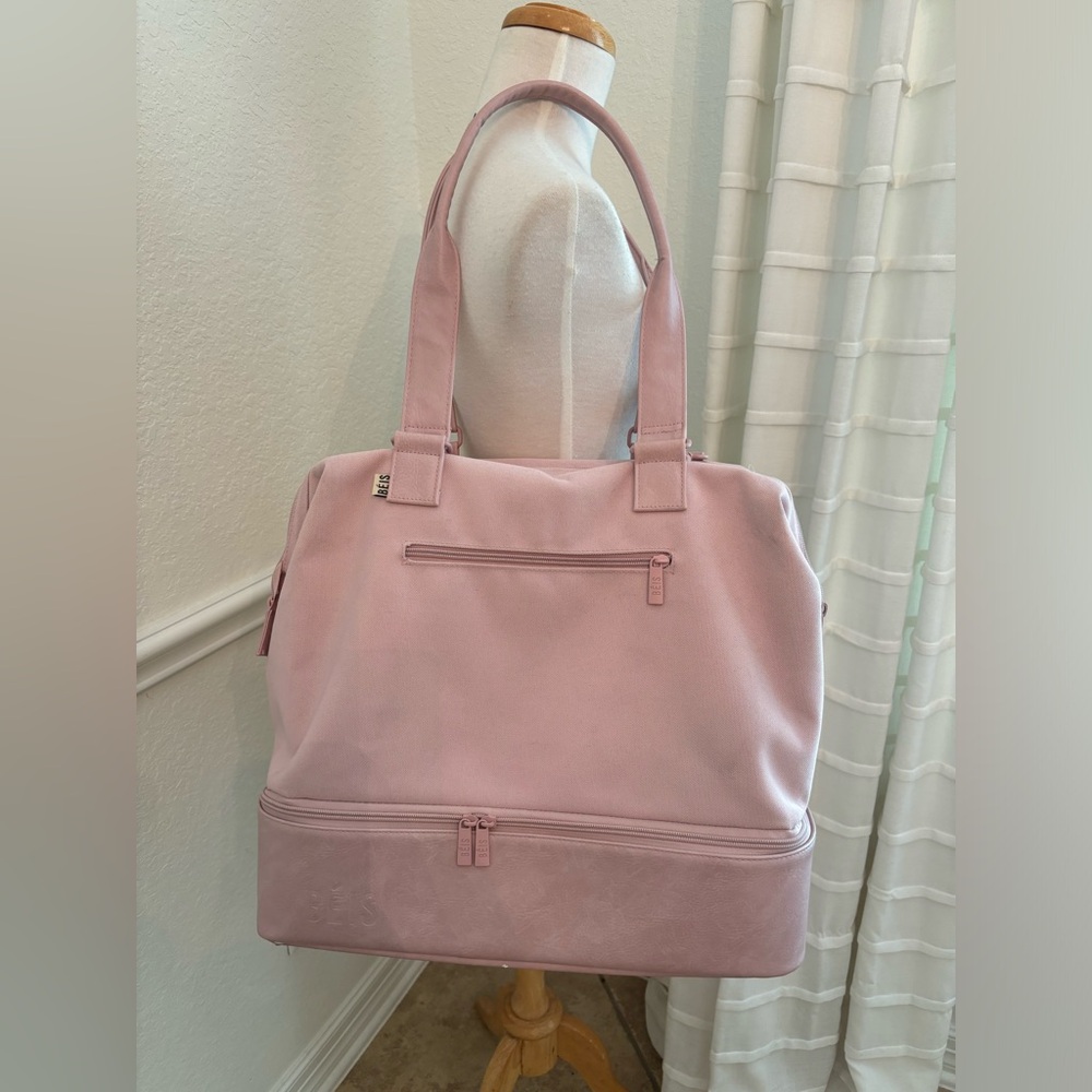 BEIS Atlas Pink Mini Weekender